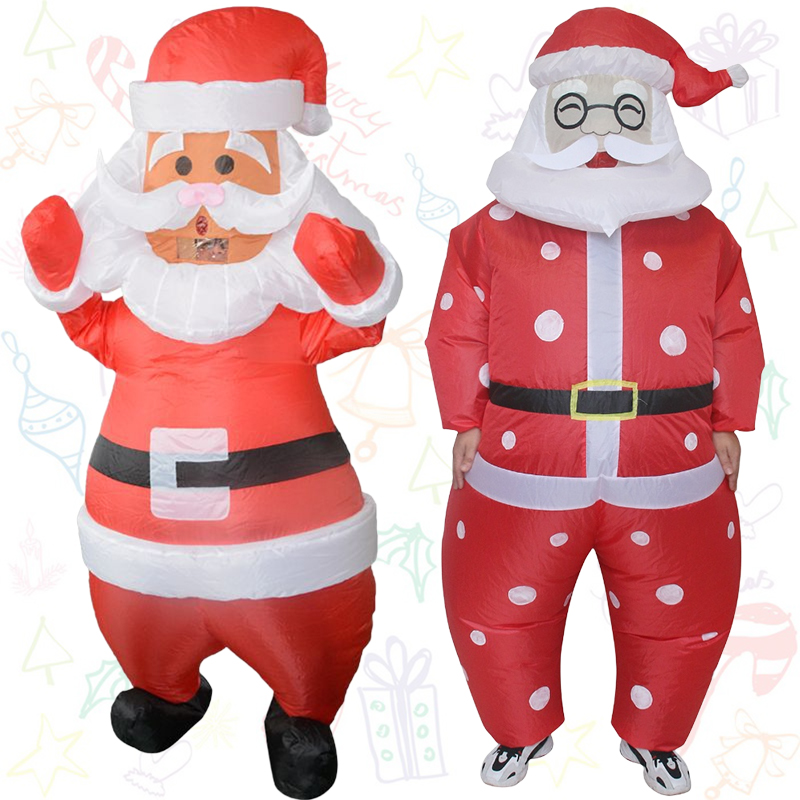 Elf Costume Christmas - クラシックな大人用サンタクロースのインフレータブルコスチューム クリスマスホリデーパーティーコスプレコスチューム 2025年新作 ファンタジーで面白いフェスティバルコスチューム