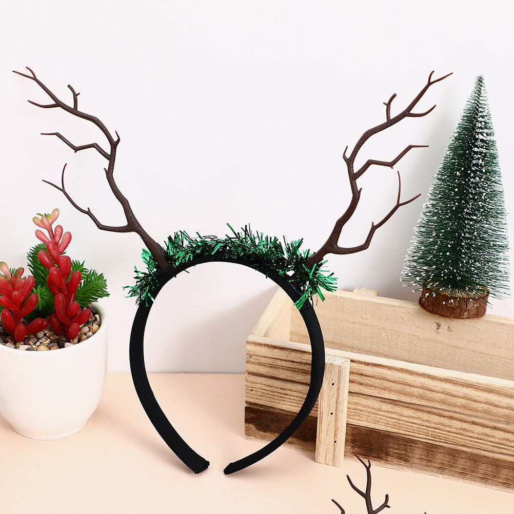 16個入り クリスマス アントラーヘッドバンド フェイクトナ - Reindeer Antlers Headband のレビューと価格