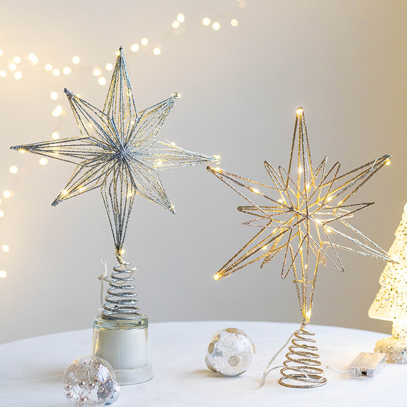 30cm LED スター クリスマスツリー トップピース ス - Star Tree Topper のレビューと価格