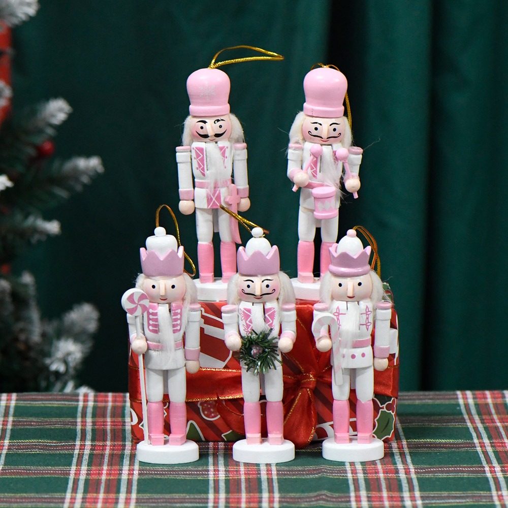 5個入り マカロンパウダー クリスマス ナッツクラッカー ヴ - Nutcracker Figurine のレビューと価格