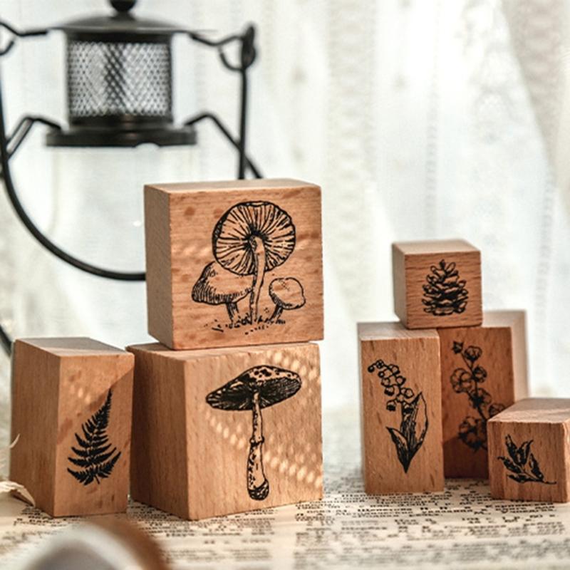 カードワークシールセット 7ピース木製ブロック ジャーナル用 - Gift Box Wrap Set のレビューと価格