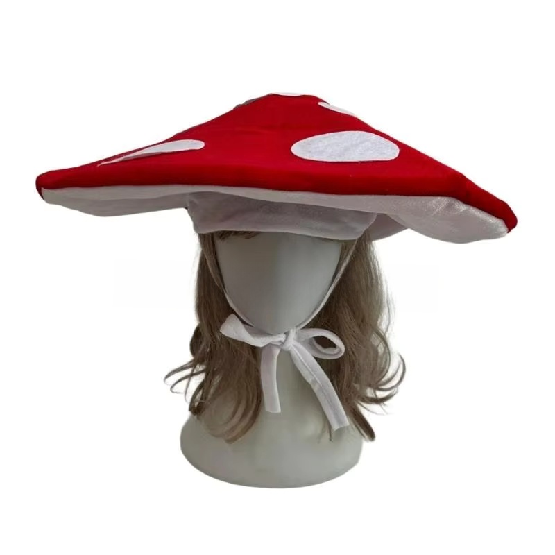 ハロウィン用キノコ帽子 コスチューム帽子 フェスティバルパー - Santa Hat Plush のレビューと価格