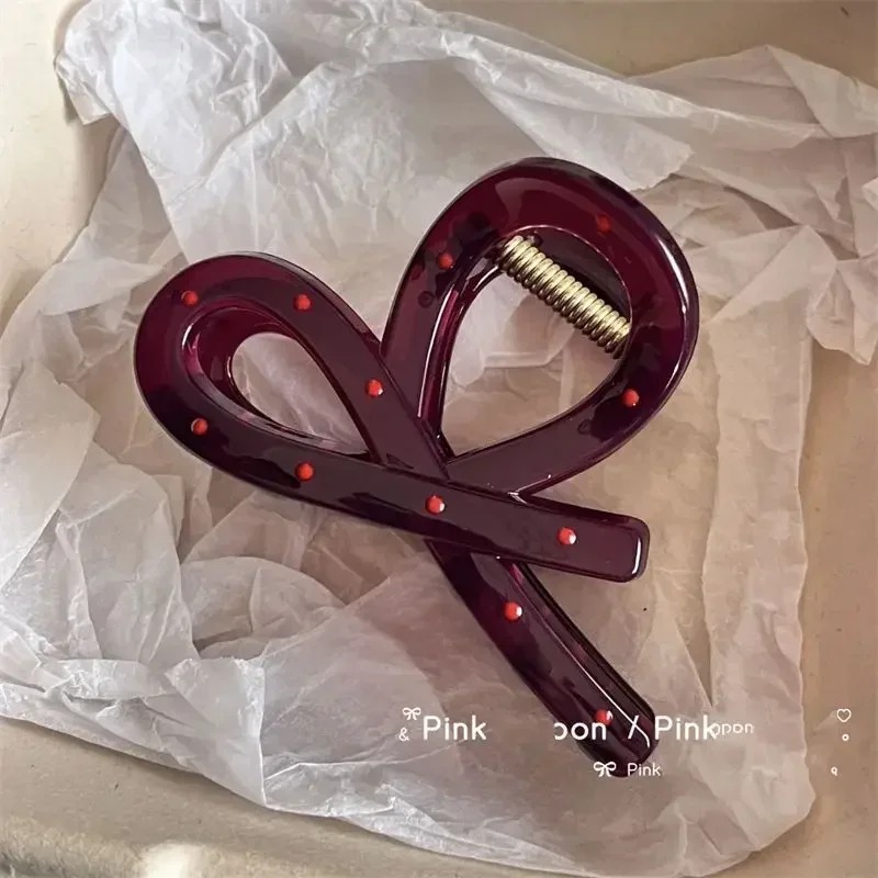 2個セット レディース ヴィンテージ レッド 水玉模様 リボ - Ribbon Bow Gift のレビューと価格