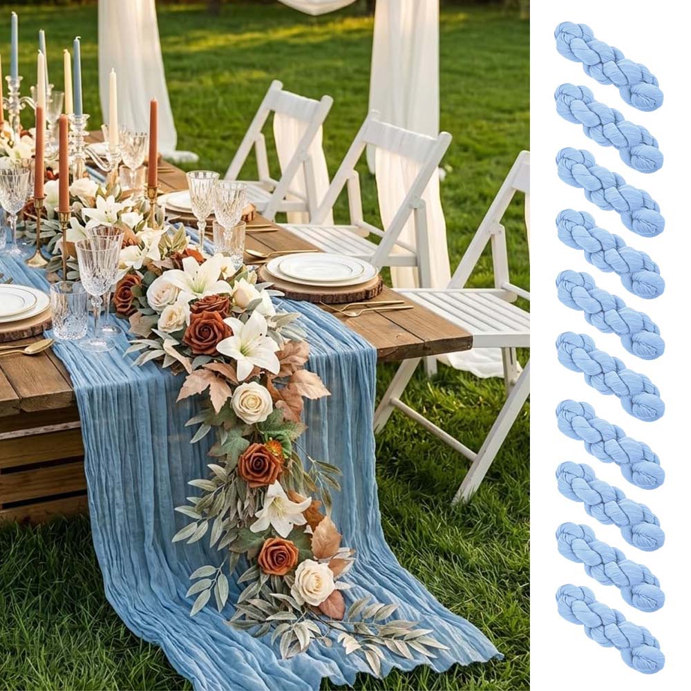 テーブルランナー ガーゼ クレープ チーズクロス 10枚セッ - Christmas Table Runner のレビューと価格