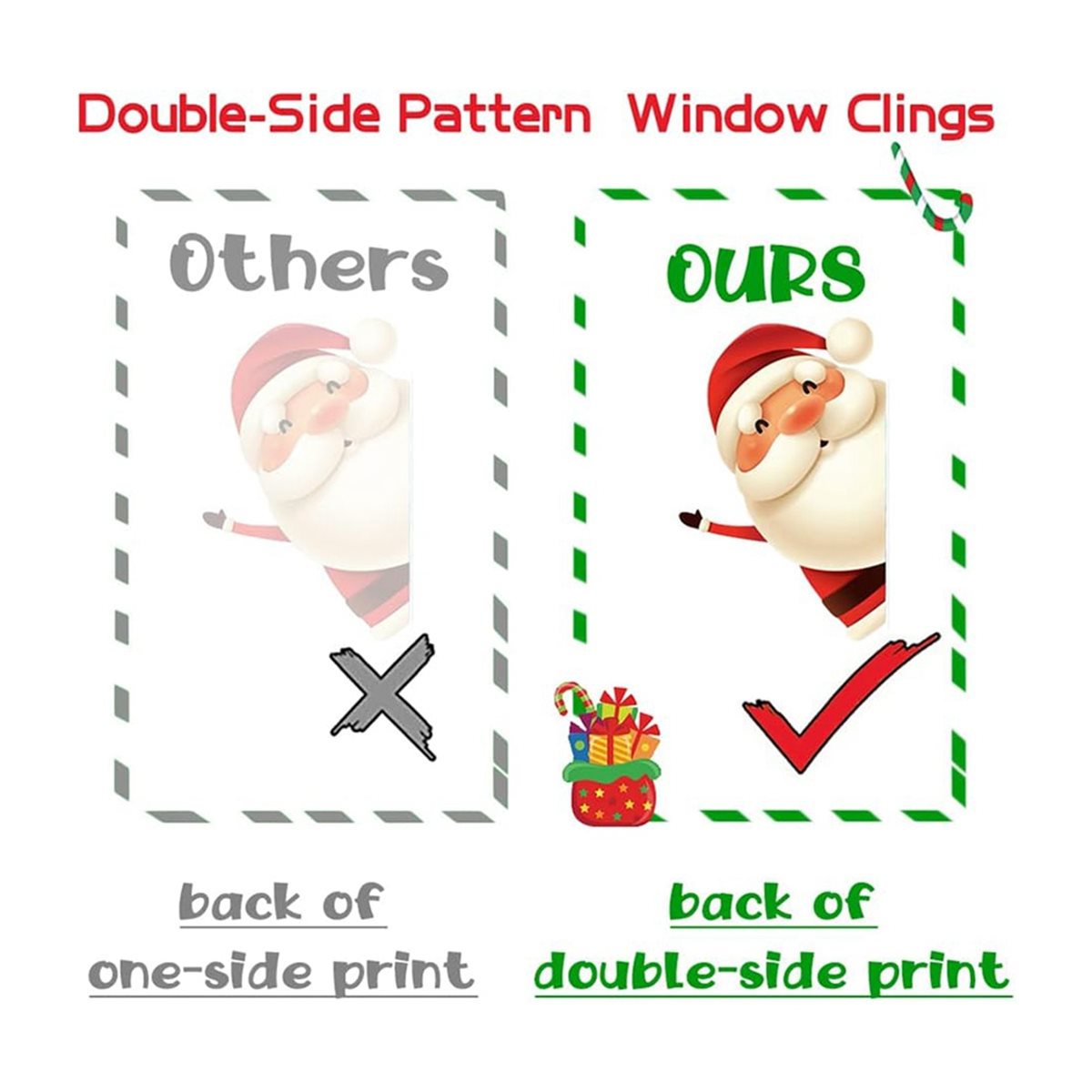 新入荷 80枚入り クリスマス 雪の結晶 ウィンドウステッカ - Snowflake Window Decal のレビューと価格