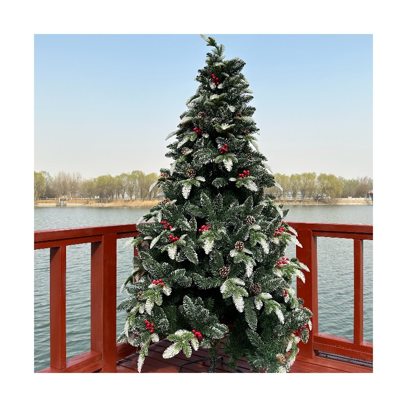 220cmの高品質人工クリスマスツリー、グリーンPEツリー、 - Christmas Tree Artificial のレビューと価格