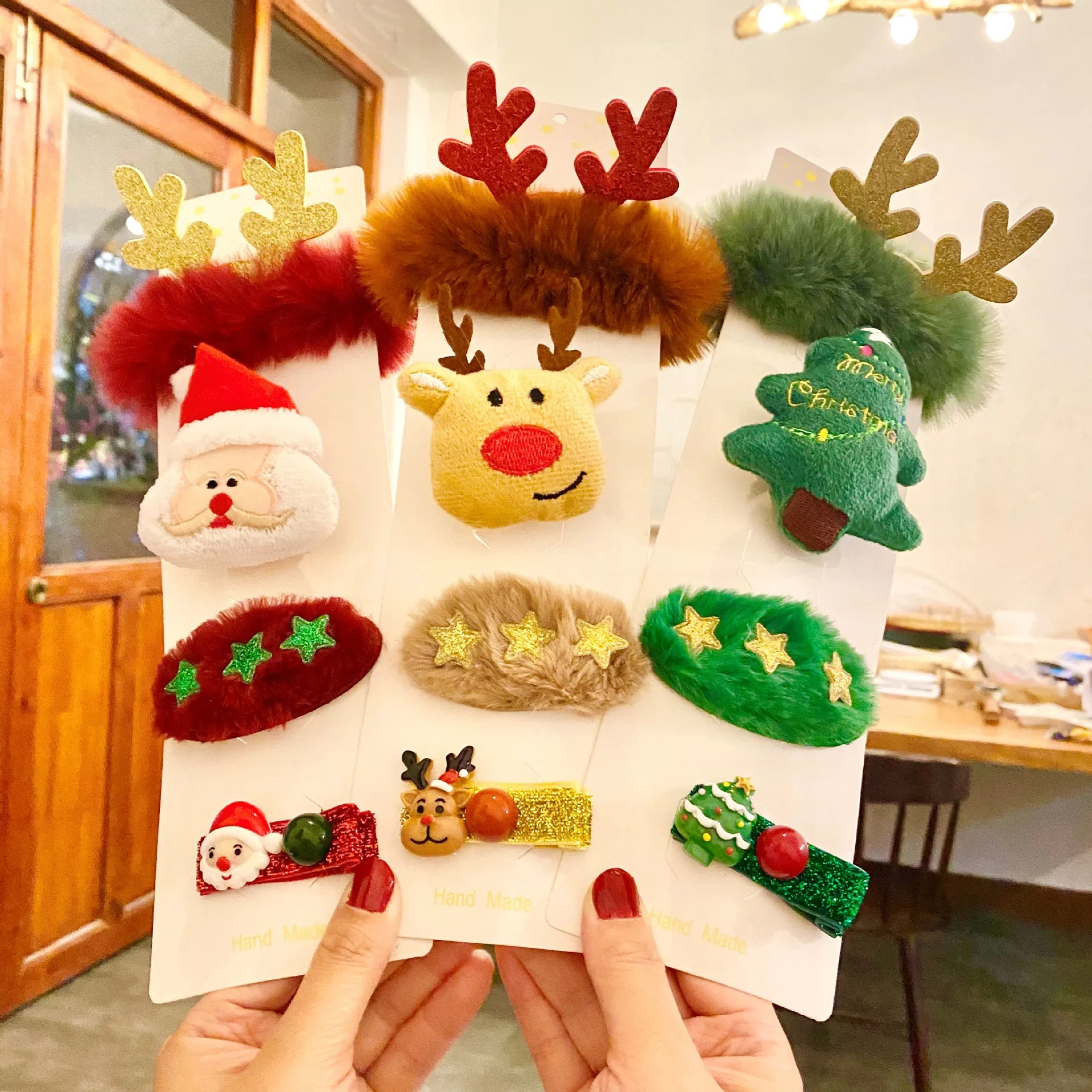 子供と大人のためのヘッドバンドトナカイとホーン,カチューシャ - Reindeer Antlers Headband のレビューと価格
