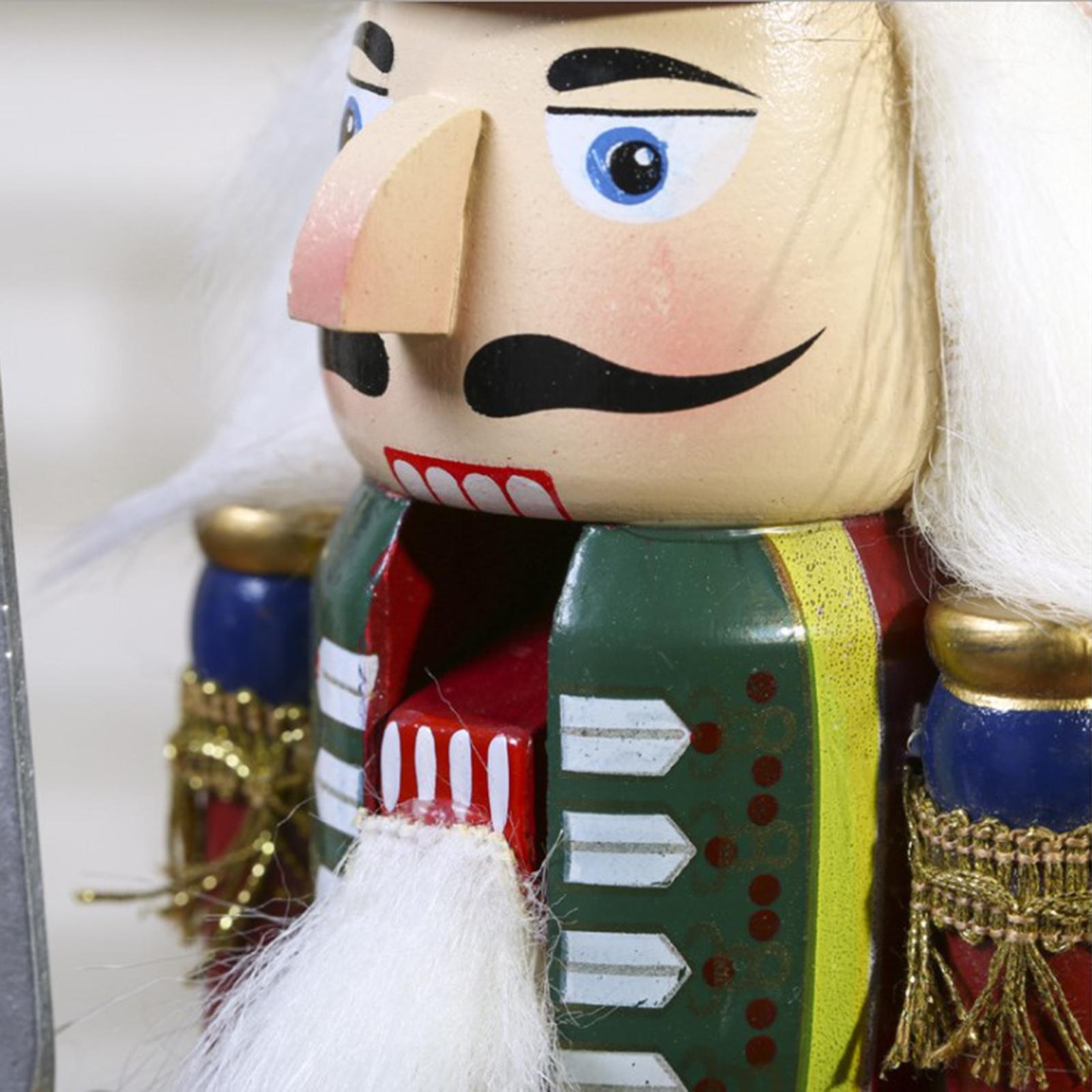12インチ木製くるみ割り人形兵士オーナメント手作り人形ペンダ - Nutcracker Figurine のレビューと価格