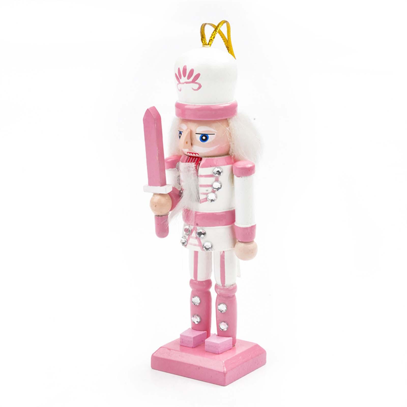 4x 木製くるみ割り人形兵士フィギュア像デスクトップクラフト - Nutcracker Figurine のレビューと価格