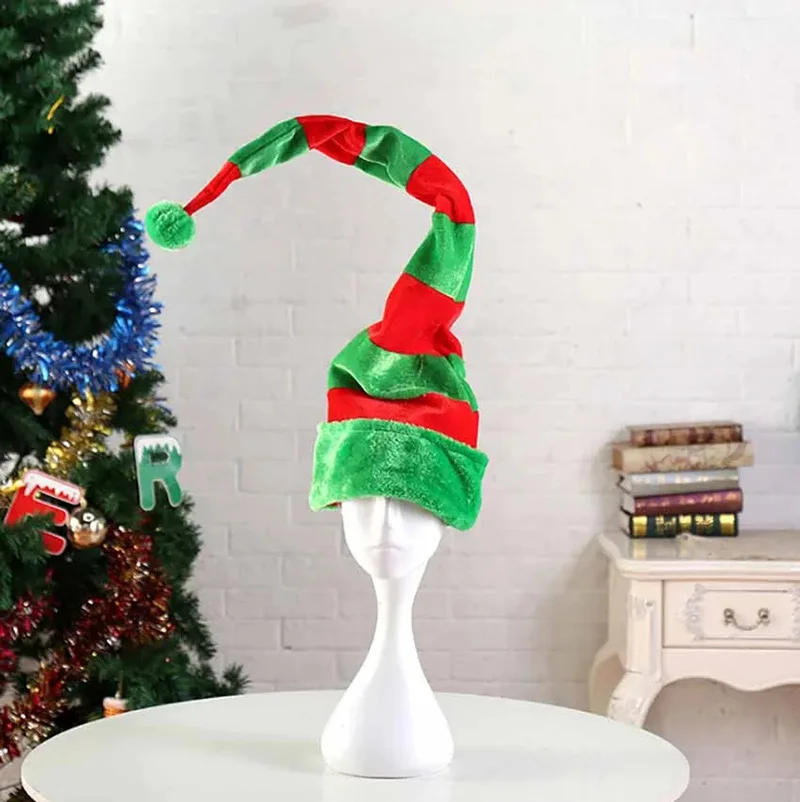 クリスマス帽子ぬいぐるみサンタ帽子オーナメントクリスマスキャ - Santa Hat Plush のレビューと価格