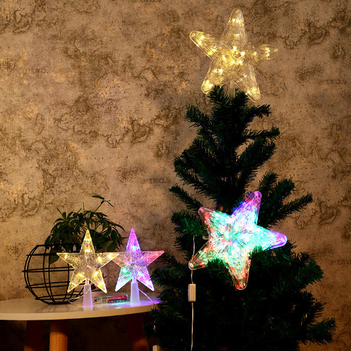 15/19/23 センチメートルクリスマスツリートップスター - Star Tree Topper のレビューと価格