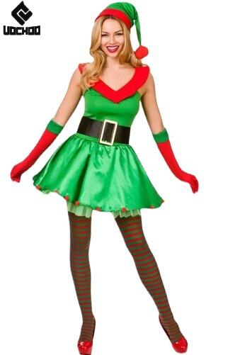 面白いエルフのドレススーツ、クリスマスツリーのコスプレコスチ - Elf Costume Christmas のレビューと価格