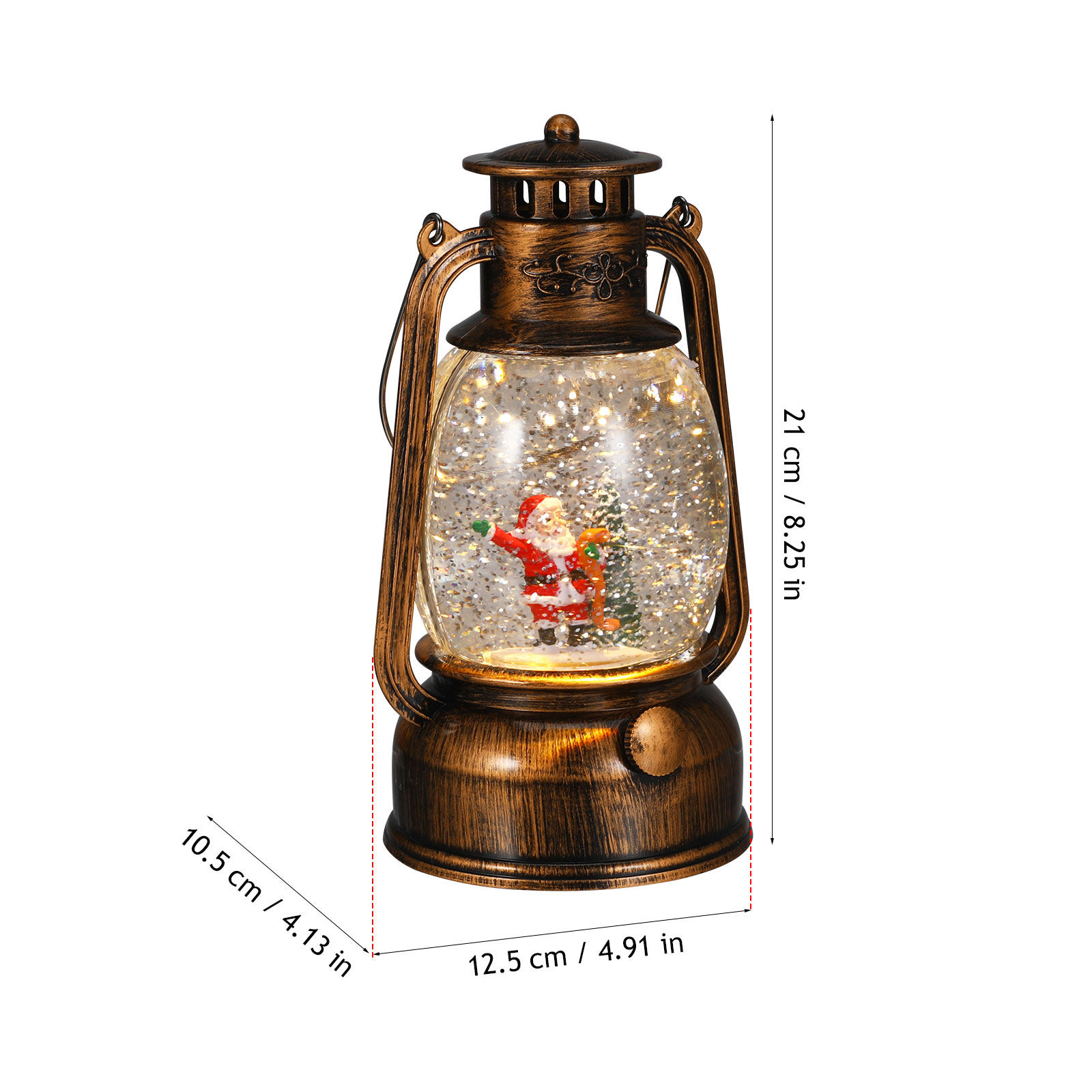 ライトアップミュージカルスノーグローブランタン クリスマス回 - Snow Globe Musical のレビューと価格