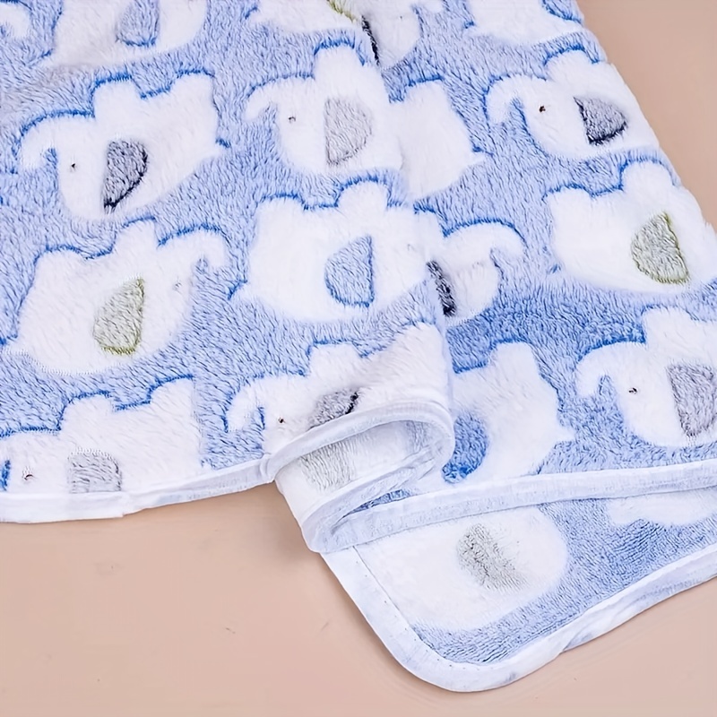 柔らかくて心地良い漫画風の象柄ペットブランケット、犬猫用フラ - Christmas Throw Blanket のレビューと価格