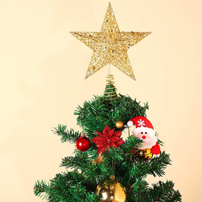 クリスマスツリー グリッター スター トッパー 絶妙な光るペ - Star Tree Topper のレビューと価格