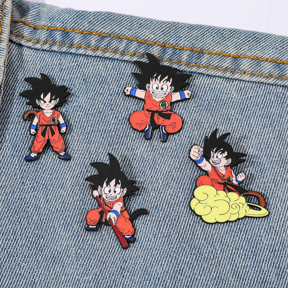 ドラゴンボール孫悟空かわいい金属ピン個性 2D ブローチバッ - Ornament Ball Set のレビューと価格