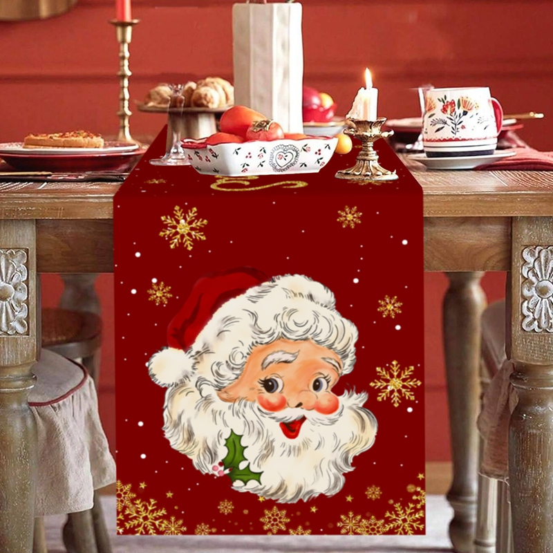 クリスマステーブルランナー メリークリスマスデコレーション  - Christmas Table Runner のレビューと価格