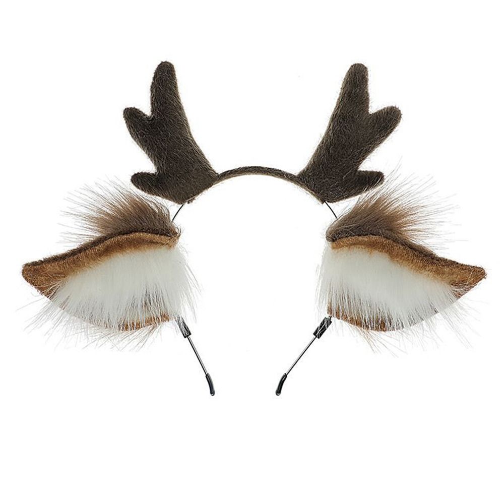 鹿の耳 トナカイの角 ヘッドバンド パーティー用ヘッドピース - Reindeer Antlers Headband のレビューと価格