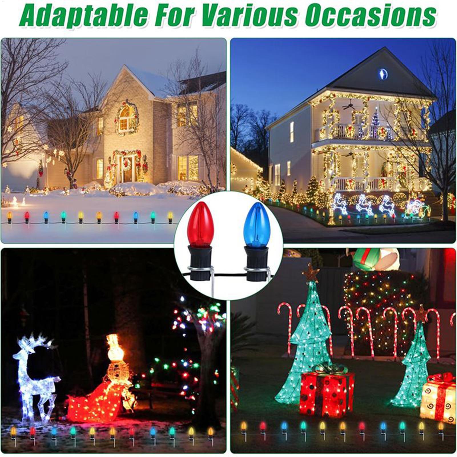クリスマスライトステークス 庭用 屋外ガーデンデコレーション - Christmas Lights Outdoor のレビューと価格