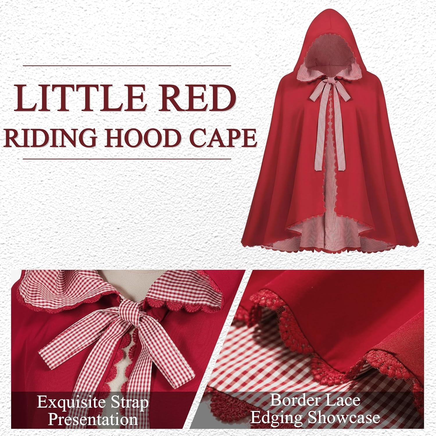 赤い格子縞のケープ女性用二重層オープンカーディガンローブコス - Christmas Throw Blanket のレビューと価格