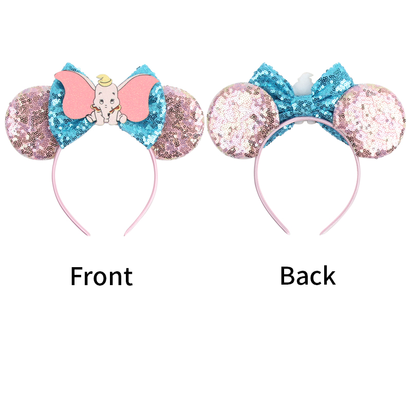 ディズニーダンボミッキーマウス耳ヘッドバンド女性スパンコール - Ribbon Bow Gift のレビューと価格