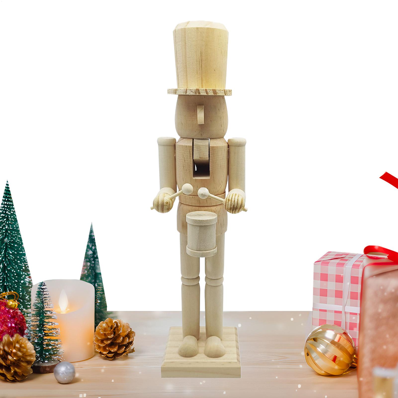 くるみ割り人形の装飾 38 センチメートル木製お祝いの置物木 - Nutcracker Figurine のレビューと価格