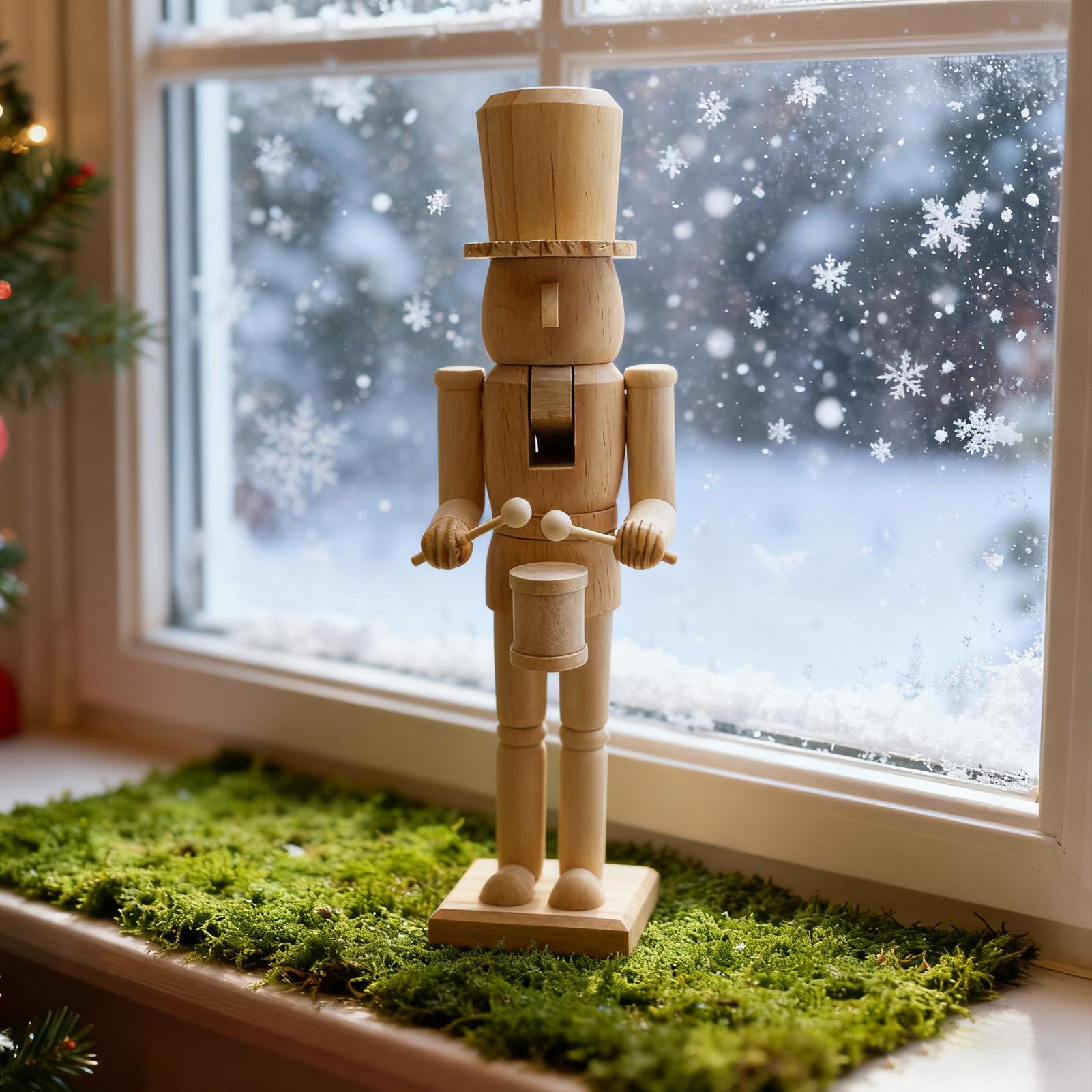 くるみ割り人形の装飾 38 センチメートル木製お祝いの置物木 - Nutcracker Figurine のレビューと価格