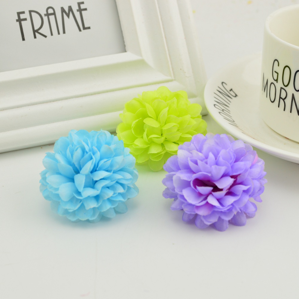 200 個 5 センチメートルシルク菊造花安いヘッドホーム結 - Christmas Wreath Fake のレビューと価格