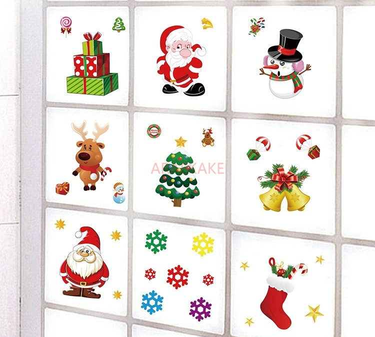 1 個取り外し可能なクリスマス静電ステッカーウィンドウステッ - Snowflake Window Decal のレビューと価格