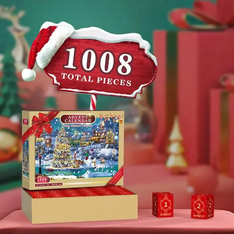 クリスマスパズル アドベントカレンダー クリスマスまで24日 - Advent Calendar Gift のレビューと価格