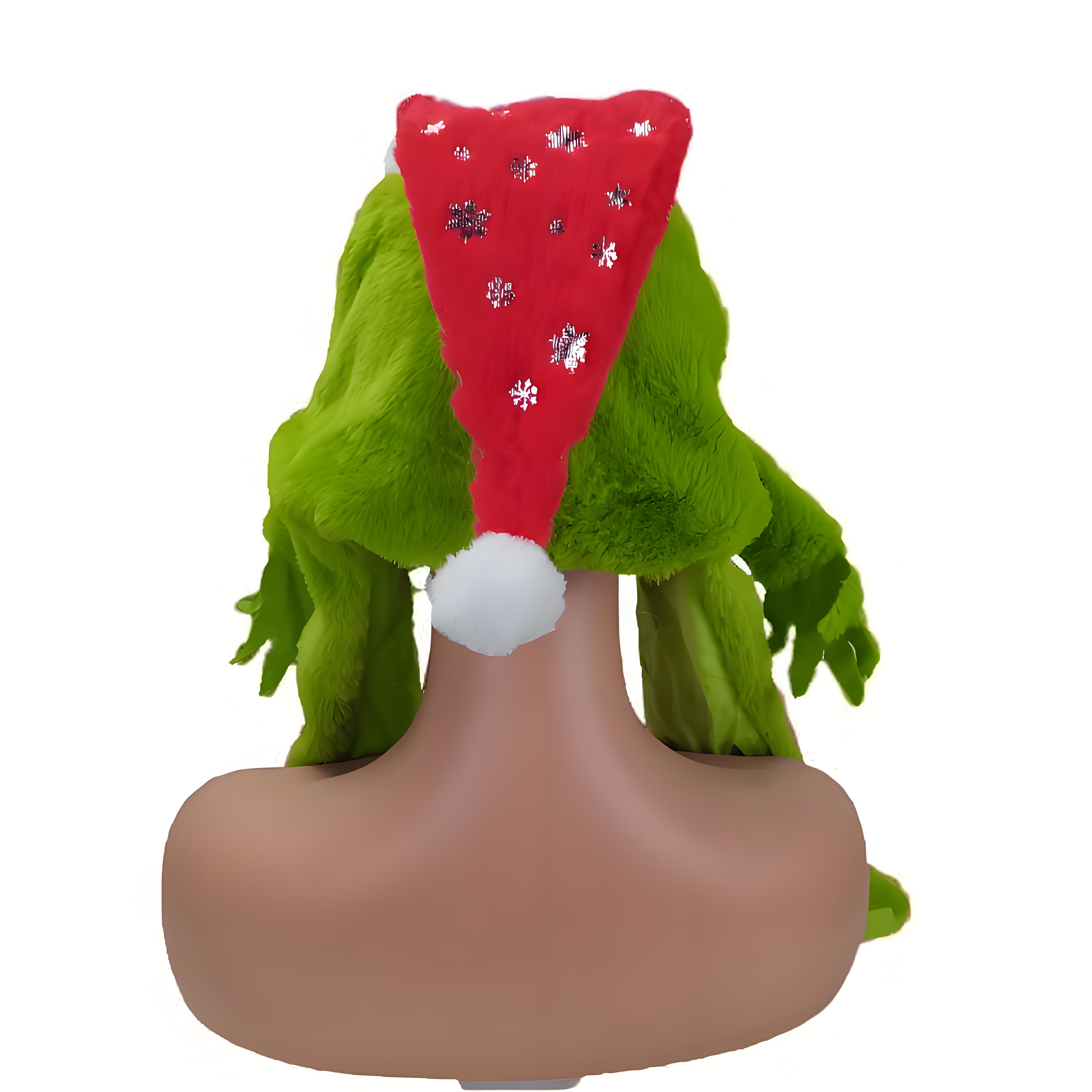 ぬいぐるみグリンシーズ帽子キャップスカーフクリスマスグリーン - Santa Hat Plush のレビューと価格