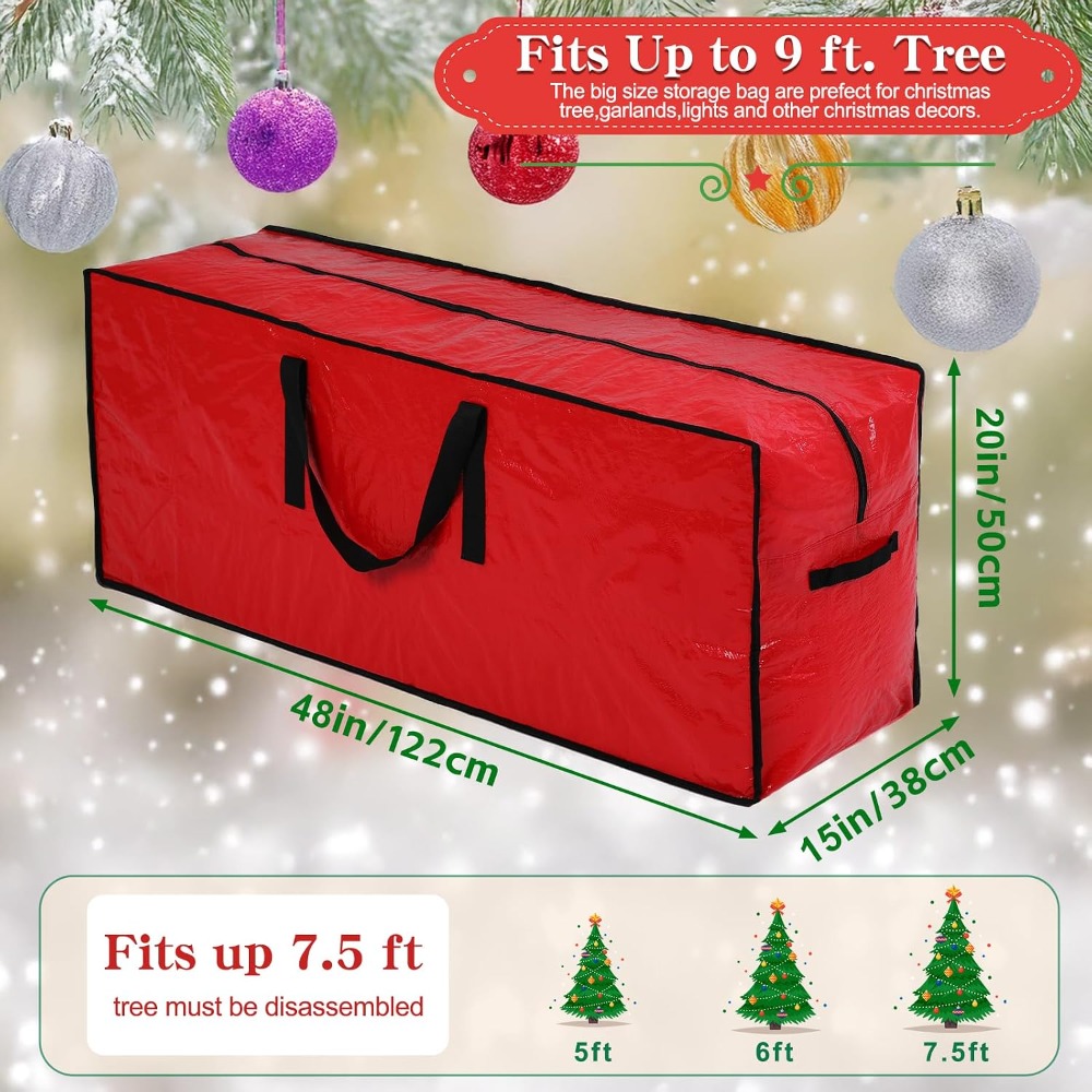 最大7フィートの人工ツリー用大型クリスマスツリー収納バッグ、 - Christmas Tree Artificial のレビューと価格