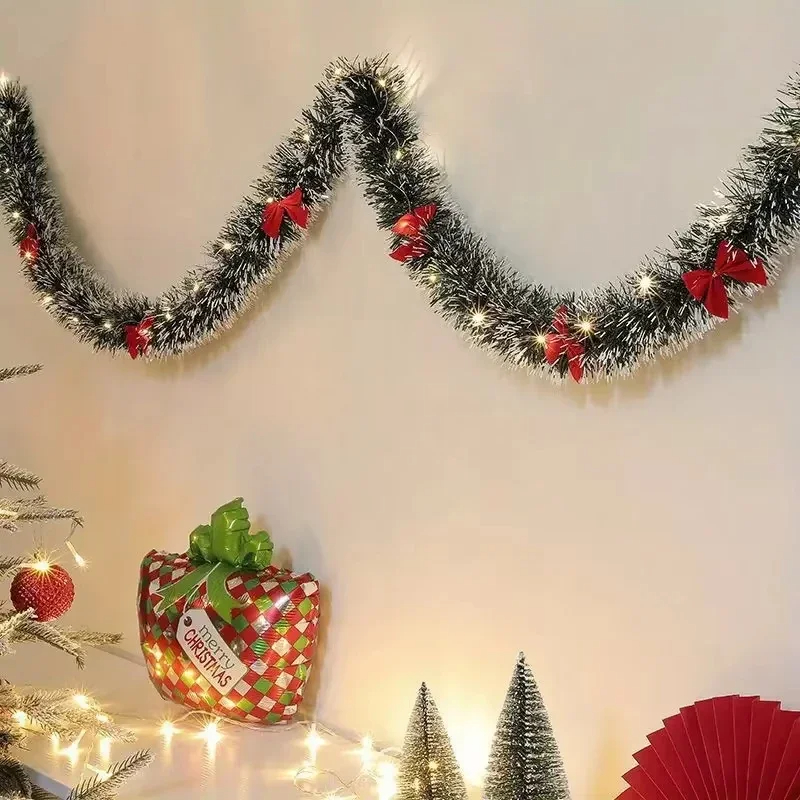 クリスマスティンセルガーランド 人工クリスマスガーランド L - Tinsel Garland Decoration のレビューと価格