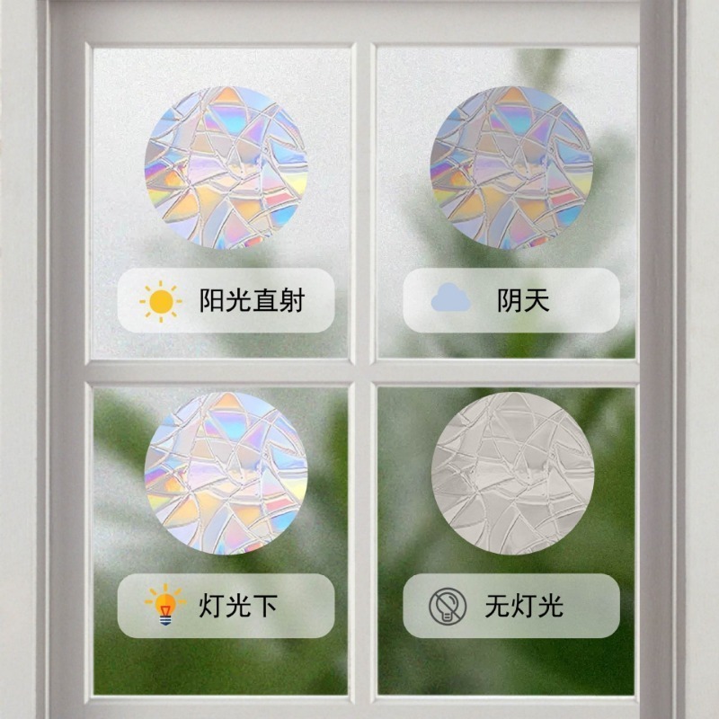 クリスマス雪の結晶模様レインボープリズムサンキャッチャーPV - Snowflake Window Decal のレビューと価格